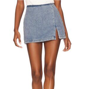 REVOLVE Amanda Uprichard Denim "Dale" Skort XS